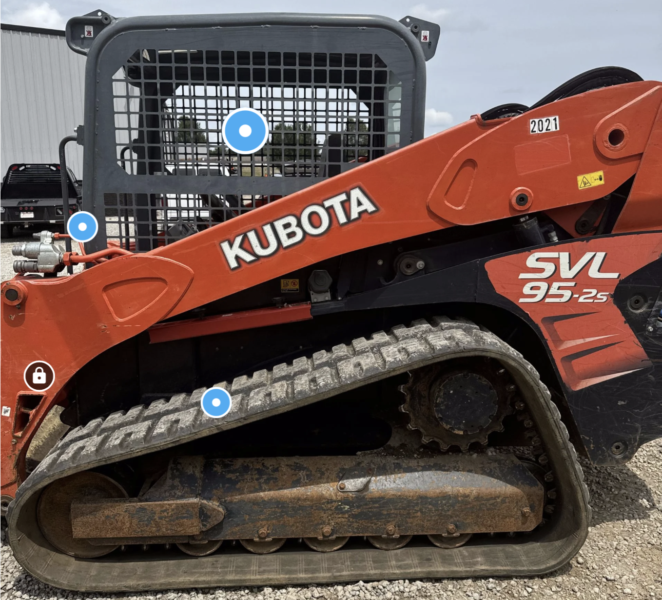 Skidsteer VR scene